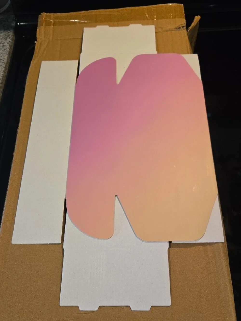 Tri-Color Shipping Boxes for Kids Toys - Pastel Gradient (29 Pack)